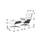 Schuller Fotel relaksacyjny z podnóżkiem EAMES 87cm / 448394