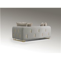 Schuller Sofa tapicerowana VIENA szara 207cm / 8821256