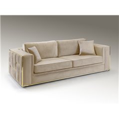 Schuller Sofa 3 osobowa BERLIN beżowa 250cm / 9031036