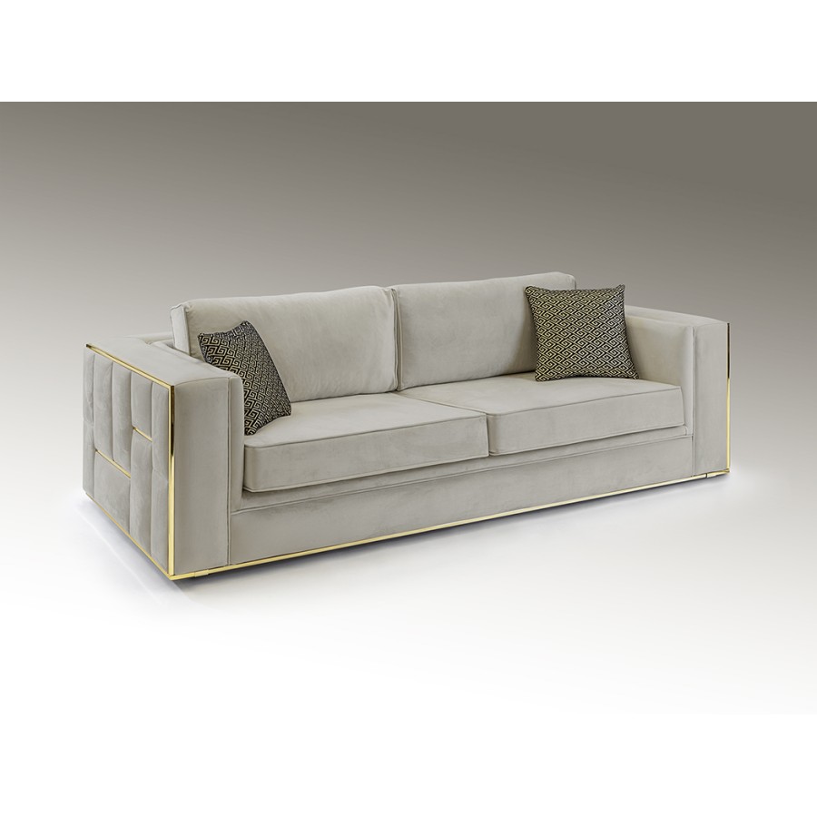 Schuller Sofa 3 osobowa BERLIN szara 250cm / 9031258