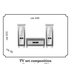 DOLCE VITA Włoski Zestaw RTV 340cm / ArredoClassic