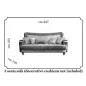 DOLCE VITA Włoska sofa 3 osobowa 227cm / ArredoClassic