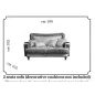 DOLCE VITA Włoska sofa 2 osobowa 180cm / ArredoClassic DOLCE VITA Włoska sofa 2 osobowa 180cm / ArredoClassic
