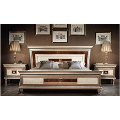 DOLCE VITA Włoskie Łóżko Queen Size 160 x 190/200 x 200cm / ArredoClassic