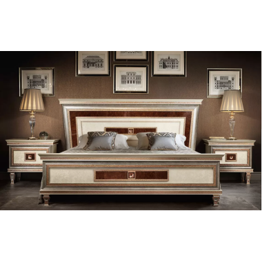 DOLCE VITA Włoskie Łóżko King Size 180/200 x 200cm / ArredoClassic