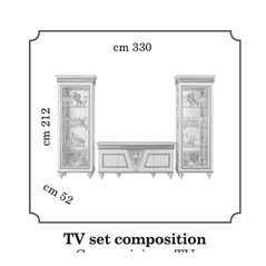 FANTASIA Włoski Zestaw RTV 330cm / ArredoClassic