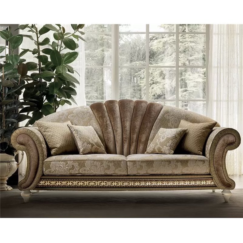 FANTASIA Włoska sofa tapicerowana 3 osobowa kat. A 234 x 86cm / Arredoclassic