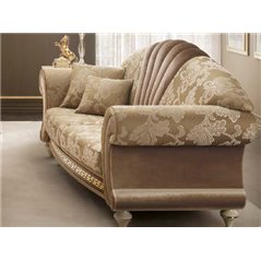 FANTASIA Włoska sofa tapicerowana 3 osobowa kat. E 234 x 86cm / Arredoclassic