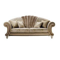 FANTASIA Włoska sofa tapicerowana 3 osobowa kat. E 234 x 86cm / Arredoclassic