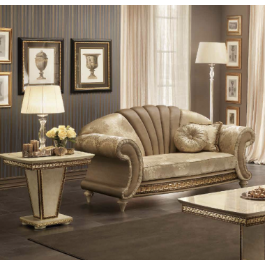 FANTASIA Włoska sofa tapicerowana 3 osobowa kat. E 234 x 86cm / Arredoclassic