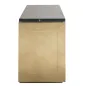 FINSBURY Komoda 4 drzwiowa  (Black/gold) 183cm MDF / 7890 - Richmond