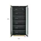 FINSBURY Witryna 2 drzwiowa (Black/gold) MDF 97cm / 7891 - Richmond