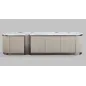 Livin Hill Szafka RTV STILIG beżowa marmur MDF 200cm / ST916C