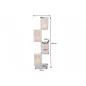Invicta Lampa podłogowa EUPHORIA 154cm / 40504