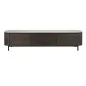 RITZ Szafka RTV 2 drzwiowa z 2 szufladami brązowa 199,5 cm / 8711 - Richmond