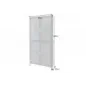 Invicta Witryna AMSTERDAM szkło żebrowane czarne 80cm / 43532