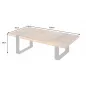 Invicta Stolik kawowy IRON CRAFT mango 100cm / 44183