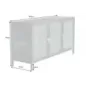 Invicta Witryna AMSTERDAM szkło żebrowane czarne 105cm / 43534