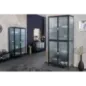 Invicta Witryna AMSTERDAM szkło żebrowane czarne 90cm / 43536