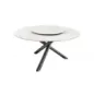 Invicta Stół do jadalni SPIN ceramiczny z białego marmuru 150cm / 44225