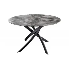 Invicta Stół do jadalni ALPINE ceramiczny taupe marmur 120cm / 44229