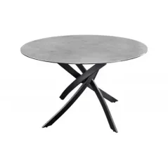 Invicta Stół do jadalni ALPINE ceramiczny antracyt marmuru 120cm / 44231