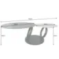 Invicta Stolik kawowy RINGS KERAMIK szary obrotowy / 44316 Invicta Stolik kawowy RINGS KERAMIK szary obrotowy / 44316