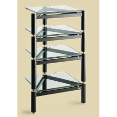 ISOstatic grand Półka modułowa black gold 79 x 38cm/h