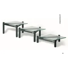 ISOstatic grand Półka modułowa black chrome 79 x 38cm/h