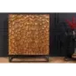 Invicta Komoda wysoka VULCANO czarno brązowa mozaika 100 x 120cm / 44650 Invicta Komoda wysoka VULCANO czarno brązowa mozaika 100 x 120cm / 44650