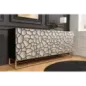 Invicta Komoda VULCANO czarno biała mozaika 177 x 75cm / 44646 Invicta Komoda VULCANO czarno biała mozaika 177 x 75cm / 44646