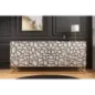Invicta Komoda VULCANO czarno biała mozaika 177 x 75cm / 44646 Invicta Komoda VULCANO czarno biała mozaika 177 x 75cm / 44646