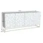 Invicta Komoda VULCANO czarno biała mozaika 177 x 75cm / 44646 Invicta Komoda VULCANO czarno biała mozaika 177 x 75cm / 44646