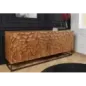 Invicta Komoda wysoka VULCANO czarno brązowa mozaika 177 x 75cm / 44651 Invicta Komoda wysoka VULCANO czarno brązowa mozaika 177 x 75cm / 44651