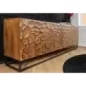 Invicta Komoda wysoka VULCANO czarno brązowa mozaika 177 x 75cm / 44651 Invicta Komoda wysoka VULCANO czarno brązowa mozaika 177 x 75cm / 44651