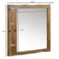 Wohnling Lustro MAMMUT lite drewno sheesham 80x80x3cm / WL6.547 Wohnling Lustro MAMMUT lite drewno sheesham 80x80x3cm / WL6.547