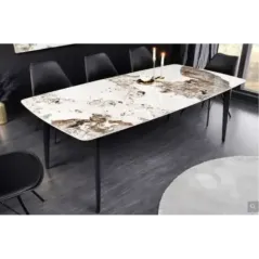 Invicta Stół ceramiczny MILANO optyka marmuru 180cm / 44233