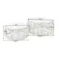 Invicta Stolik kawowy ABSTRACT LEAF akacja silver / 43817