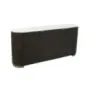 MAYFIELD Komoda 4 drzwiowa mango marmurowy blat 180cm / 7779 - Richmond