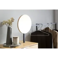 Wohnling Garderoba w optyce dębu 6 szuflad z lusterkiem 145cm / WL6.901