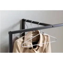 Wohnling Garderoba w optyce dębu 4 szuflady z lustrem 145cm / WL6.902