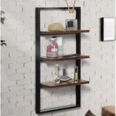 Wohnling Półka wisząca w stylu industrialnym 35 x 70 x 15cm / WL6.719