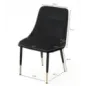 Wohnling Krzesło tapicerowane PARIS MODERN czarne 49cm / WL6.997 Wohnling Krzesło tapicerowane PARIS MODERN czarne 49cm / WL6.997