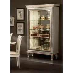 DOLCE VITA Włoska witryna 2 drzwiowa 130cm / ArredoClassic