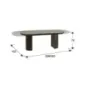 Schuller Stół rozkładany IRATI brązowy 206/283cm / 607087 Schuller Stół rozkładany IRATI brązowy 206/283cm / 607087