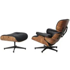 Schuller Fotel relaksacyjny z podnóżkiem EAMES 87cm / 448370