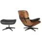 Schuller Fotel relaksacyjny z podnóżkiem EAMES 87cm / 448370