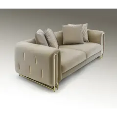 Schuller Sofa tapicerowana VIENA beżowa 207cm / 8821034