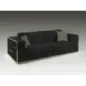 Schuller Sofa 3 osobowa BERLIN czarna 250cm / 9031289