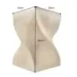 Invicta Stolik boczny Twist z drewna mango 45cm / 43849